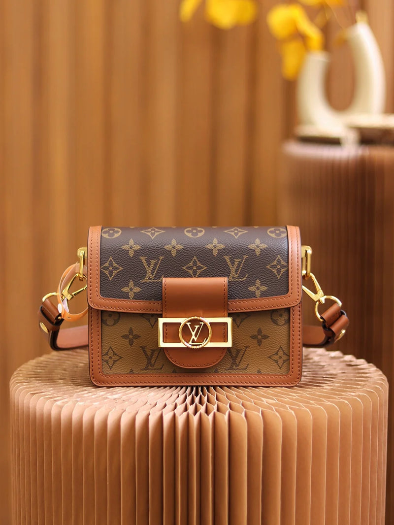 LV Mini Dauphine Monogram Canvas Bag