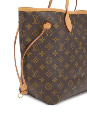 LV Neverfull MM Tote Bag - Brown