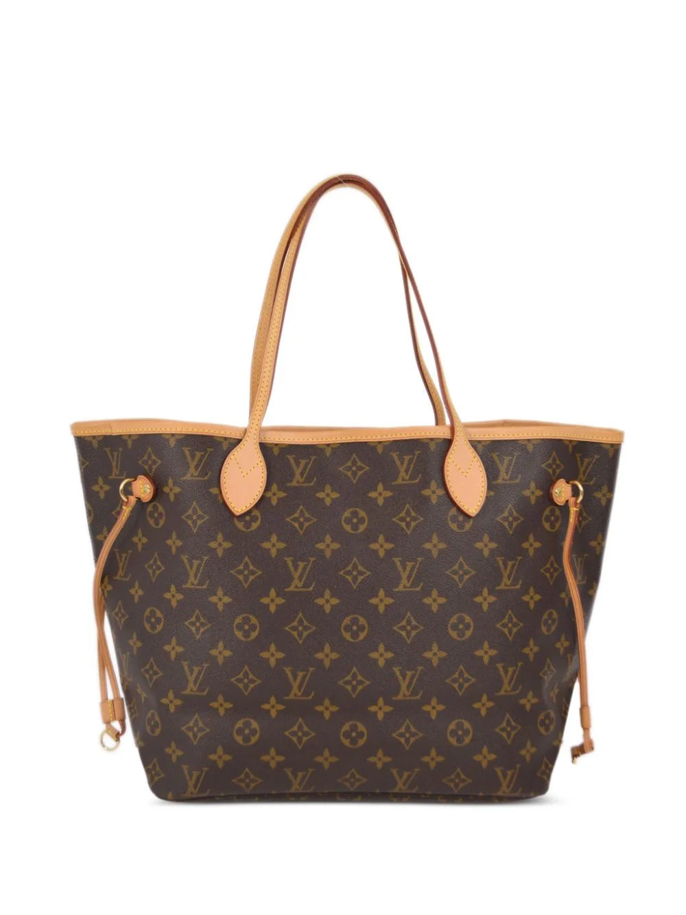 LV Neverfull MM Tote Bag - Brown