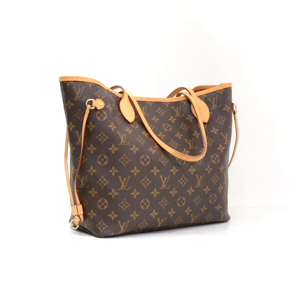 LV Neverfull MM Tote Bag - Brown