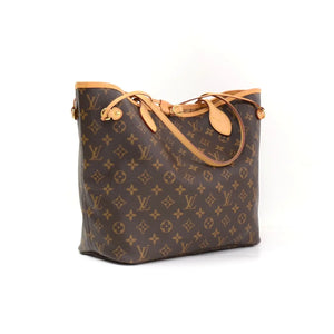 LV Neverfull MM Tote Bag - Brown