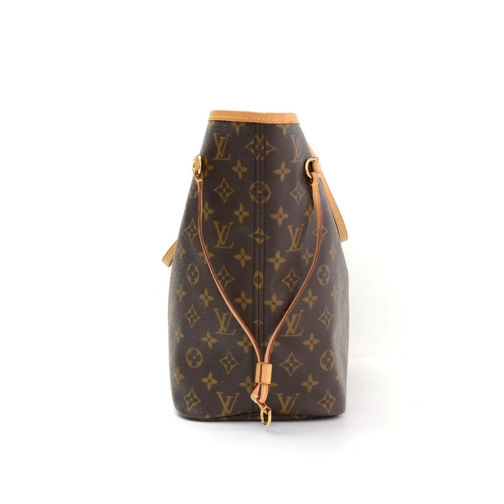 LV Neverfull MM Tote Bag - Brown