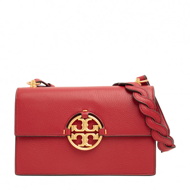 TORY BURCH Women's Miller leather Shoulder Bag - Red