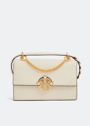 TORY BURCH Women's Miller leather Shoulder Bag - White