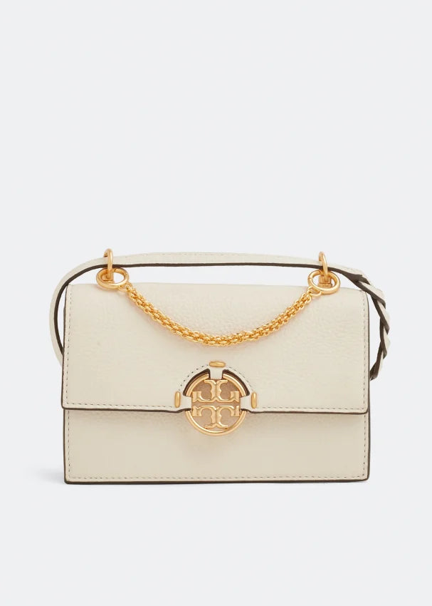 TORY BURCH Women's Miller leather Shoulder Bag - White