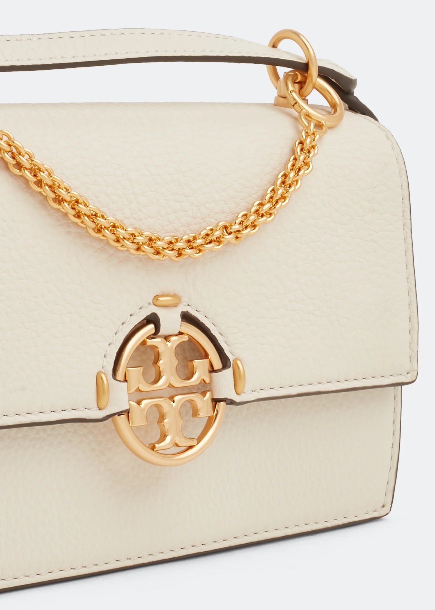 TORY BURCH Women's Miller leather Shoulder Bag - White