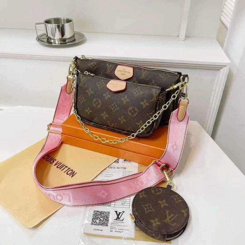 LV Multi Pochette Bag - Pink