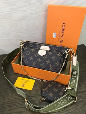 LV Multi Pochette Bag - Green