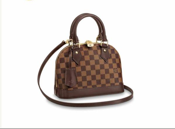 LV Alma BB Monogram Canvas Bag - Check