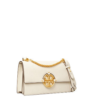 TORY BURCH Women's Miller leather Shoulder Bag - White