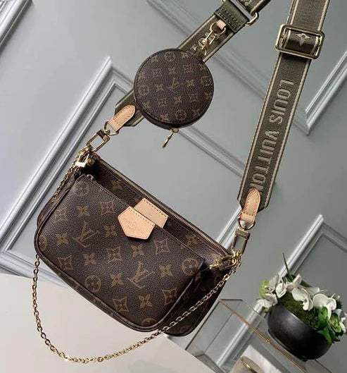 LV Multi Pochette Bag - Green