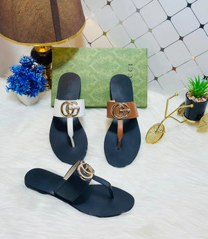 GG Casual Slippers - Brown