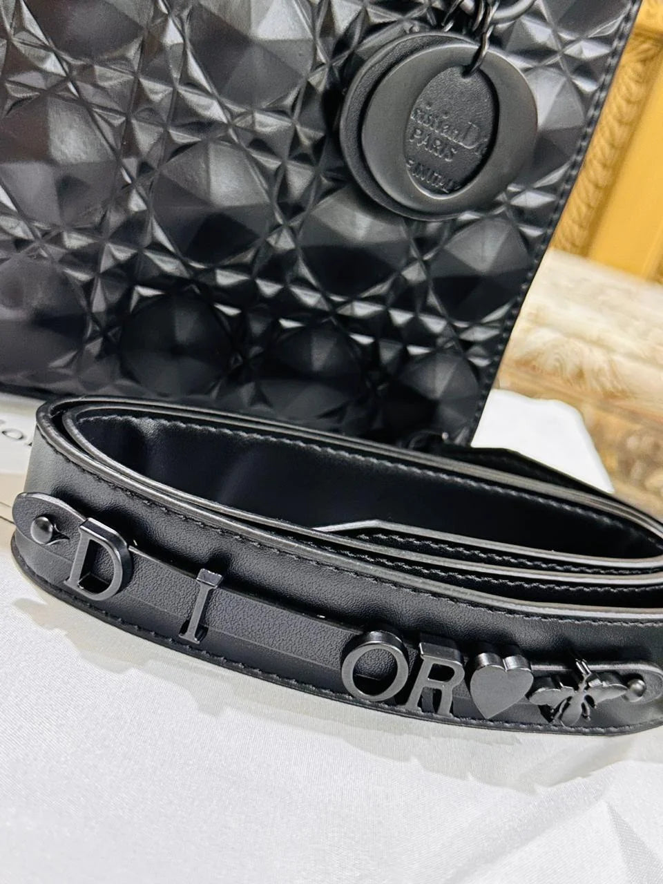 Small Lady Dior Bag - Black