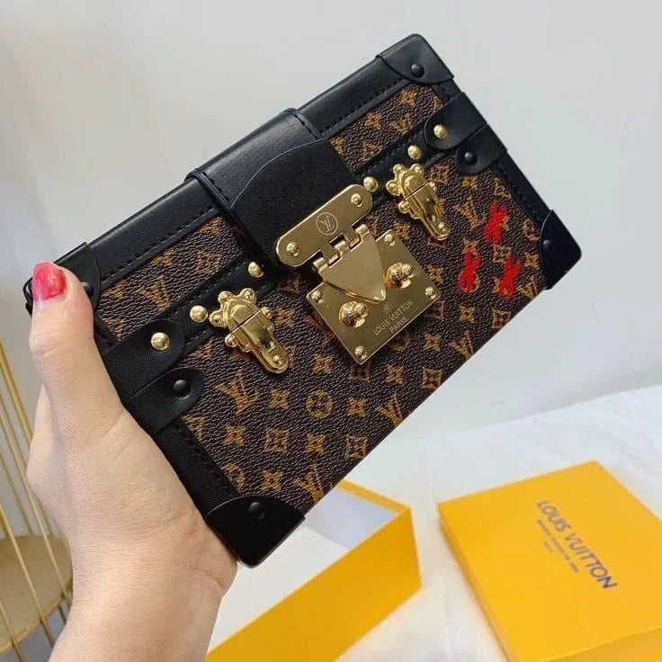 LV Petite Malle Monogram Canvas Bag