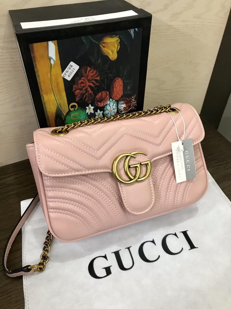 GG Marmont Shoulder Bag - Pink