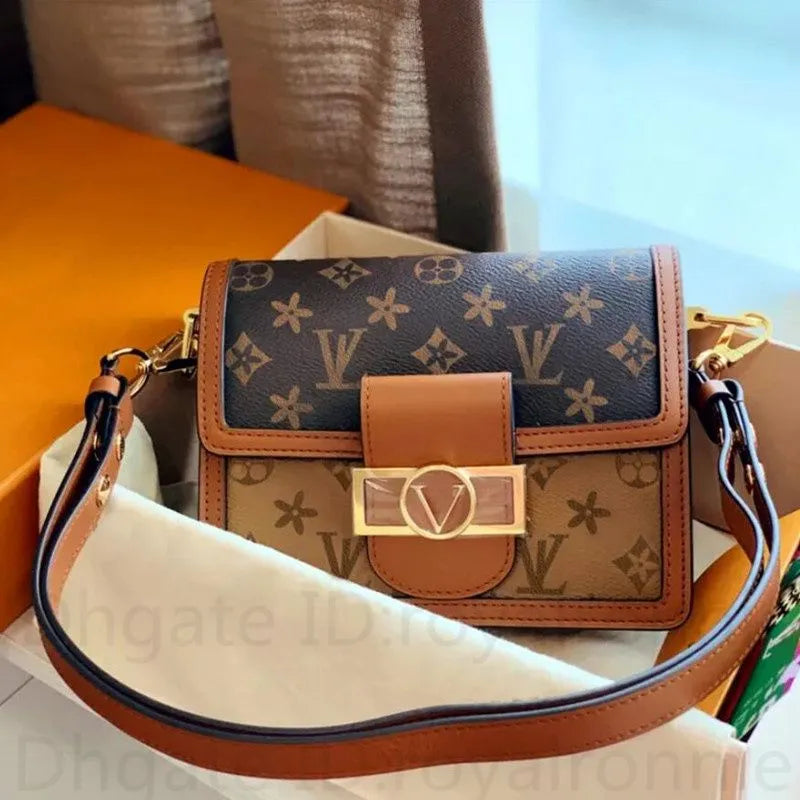 LV Mini Dauphine Monogram Canvas Bag