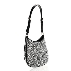 PRADA Cleo Crystal Bag - Black