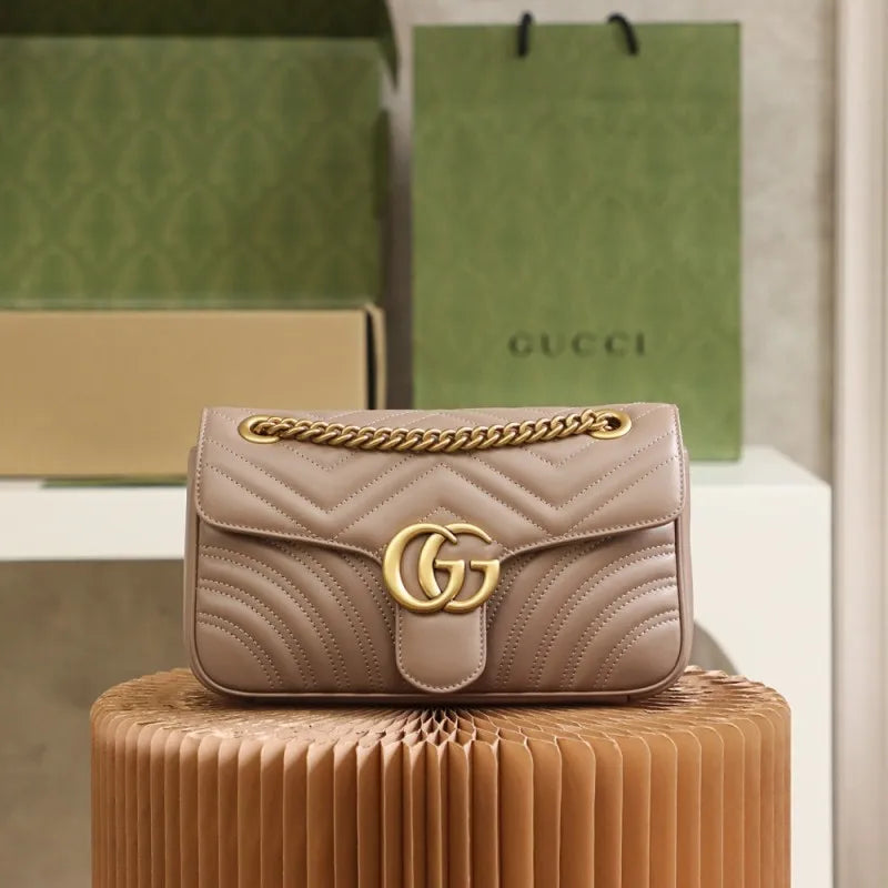 GG Marmont Shoulder Bag - Beige