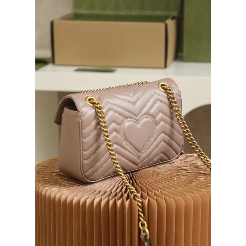 GG Marmont Shoulder Bag - Beige