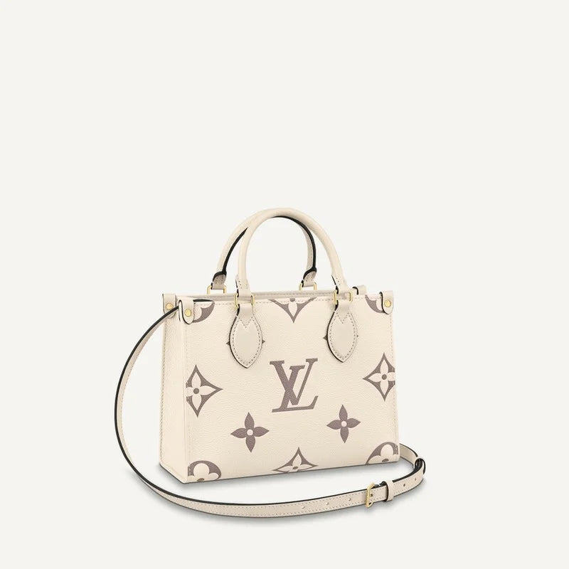 LV Onthego Small PM Monogram Canvas - Beige